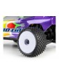 Pro-Line 1/28 Prism Front/Rear Carpet Tires Mounted 7mm, White (4): Losi Micro-T