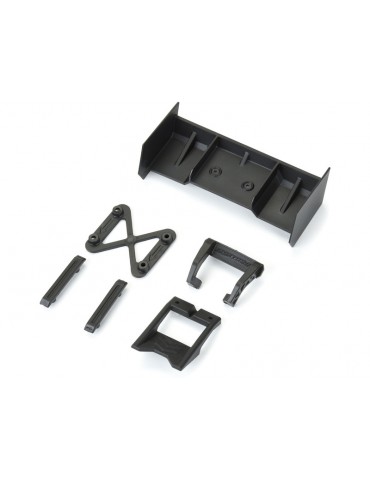 Pro-Line 1/18 Sector Wing Set and Roof Skids Black: Granite GROM