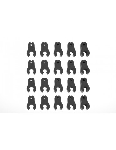Caster Clips Set - 1 to 4.5mm - 1 Set