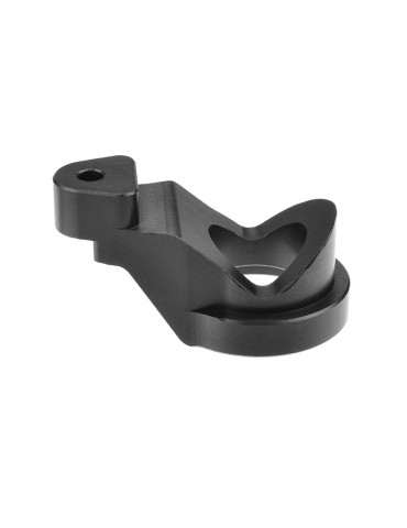 Servo Saver Steering Arm - 7075 T6 - Hard Anodised - Black - 1 pc