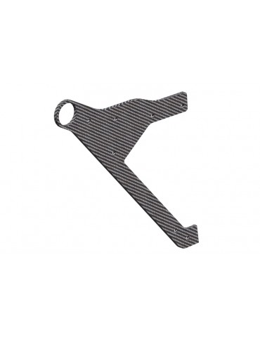 Wheelie Bar Plate - Graphite - 1 pc