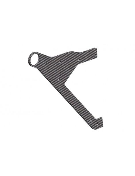 Wheelie Bar Plate - Graphite - 1 pc