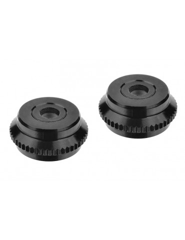 Shock Cap - Lower - Aluminum - 2 pcs