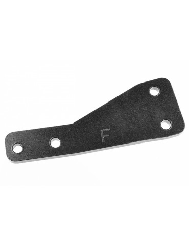 Shock Tower Brace - Front - MT - Aluminum - Black - 1 pc