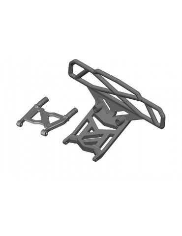 Bumper - Bull Bar Type - Rear - Composite