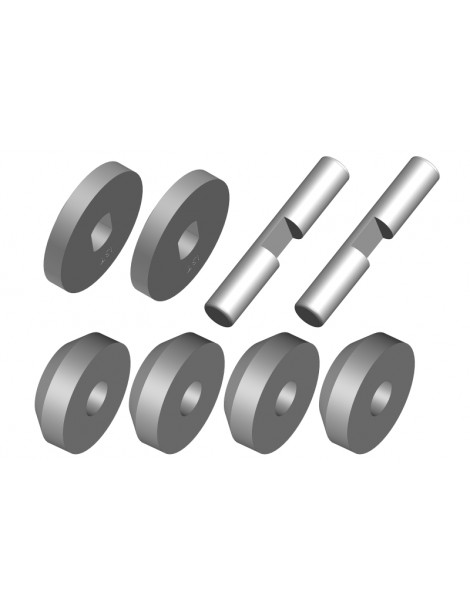 Planetary Diff Gears - Metal - 1 Set