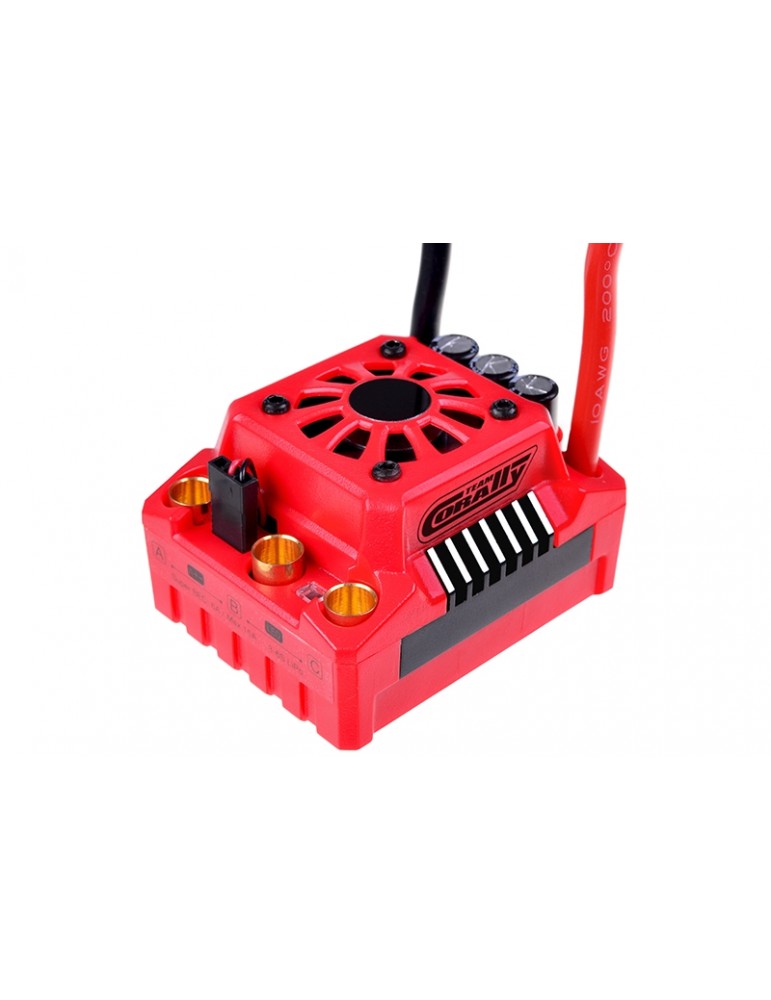 Team Corally TOROX 185 bešepetėlinis 2–6S RC modelio greičio reguliatorius - CyborgShop