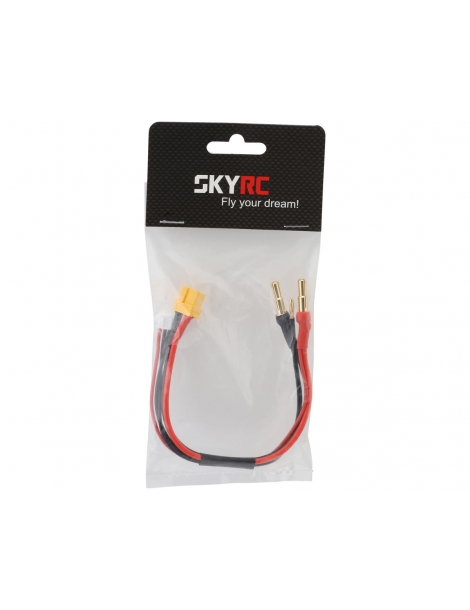 SkyRC 2S įkrovimo laidas su XT60 ir 4/5 mm jungtimis - CyborgShop