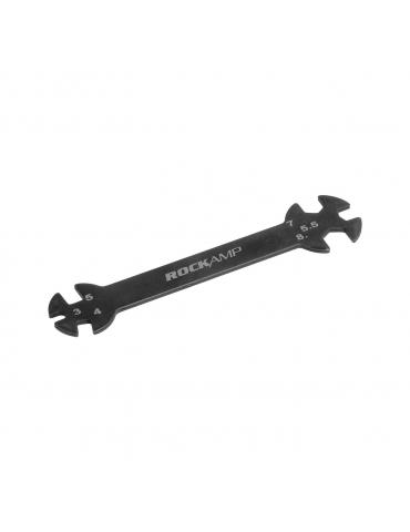 Rockamp RA50370 RC traukių reguliavimo raktas, 3 / 4 / 5 / 5,5 / 7 / 8 mm – CyborgShop
