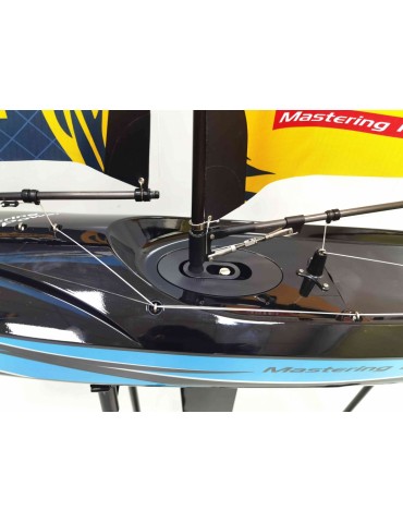 Joysway 8812V3B Focus V3 mėlyna 995 mm RC burinė jachta su stovu – CyborgShop