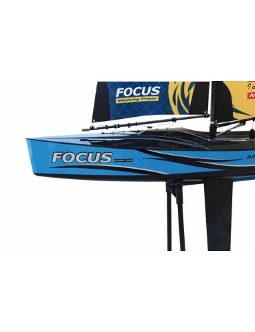 Joysway 8812V3B Focus V3 mėlyna 995 mm RC burinė jachta su stovu – CyborgShop