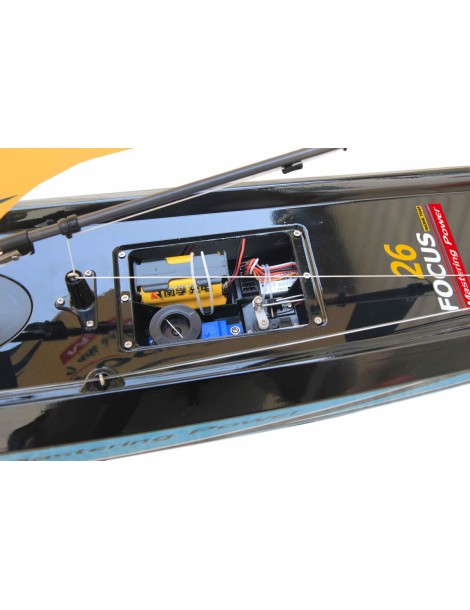Joysway 8812V3B Focus V3 mėlyna 995 mm RC burinė jachta su stovu – CyborgShop