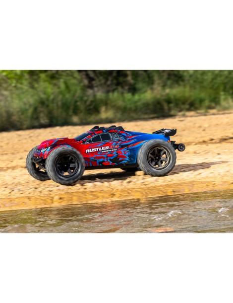Traxxas Rustler 4x4 1:10 VX3 RTR blue