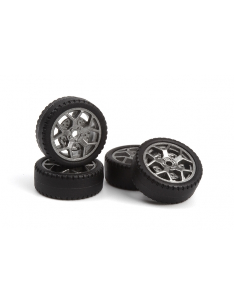 Blackzon 548142 MYTE 1:43 surinkti drifto ratai su padangomis, 4 vnt. – CyborgShop