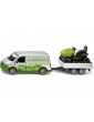 SIKU Super - VW T6 with Lawn Tractor 1:50