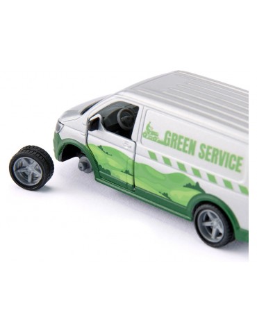 SIKU Super - VW T6 with Lawn Tractor 1:50
