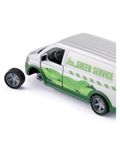 SIKU Super - VW T6 with Lawn Tractor 1:50