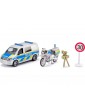 SIKU Super - Volkswagen T6 with BMW Police Motorbike 1:50