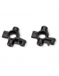 Traxxas 10537-BLK juodi 4-Tec Drift priekiniai vairo stebulių laikikliai 2 vnt. - CyborgShop