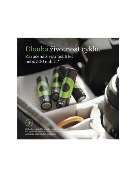 GP ReCyko Pro B2620 AA 2000 mAh NiMH įkraunamas elementas - CyborgShop