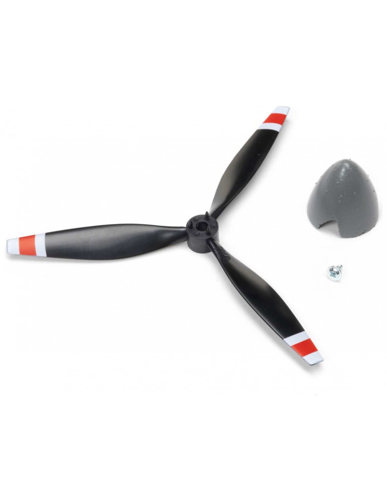 E-flite Prop CCW with Spinner: Micro OV-10 Bronco
