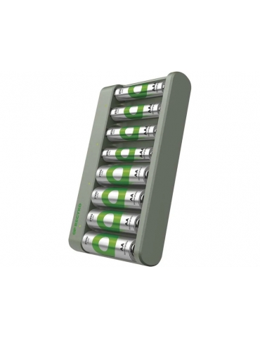GP ReCyko B50829 E821 USB įkroviklis su 4 AA ir 4 AAA elementais - CyborgShop