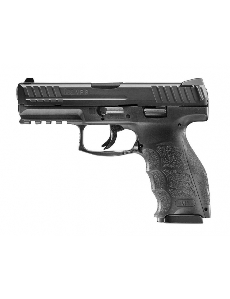 Umarex Heckler Koch VP9 spyruoklinė Airsoft replika su metaline spyna - CyborgShop