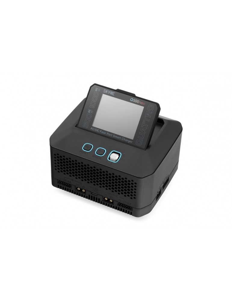 SkyRC Q500neo 1000 W keturių kanalų AC DC išmanusis įkroviklis - CyborgShop