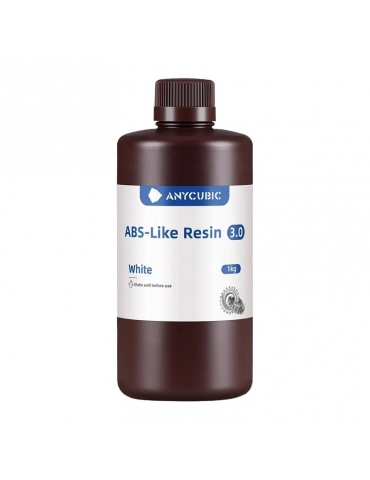 Balta ANYCUBIC ABS-Like Resin 3.0 fotopolimerinė derva - CyborgShop