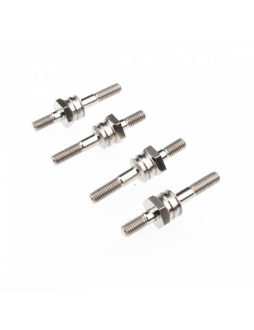 XB4 25 Titanium Upper Shock Mount Set