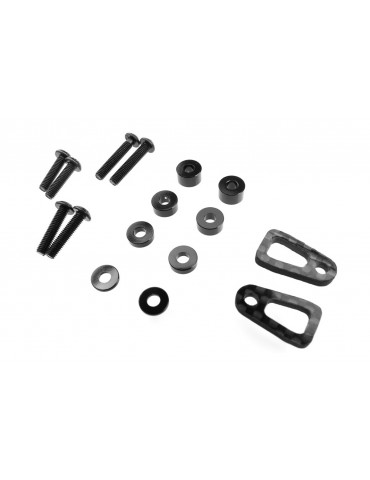 XB4 25 Carbon Fiber Battery Mount Set