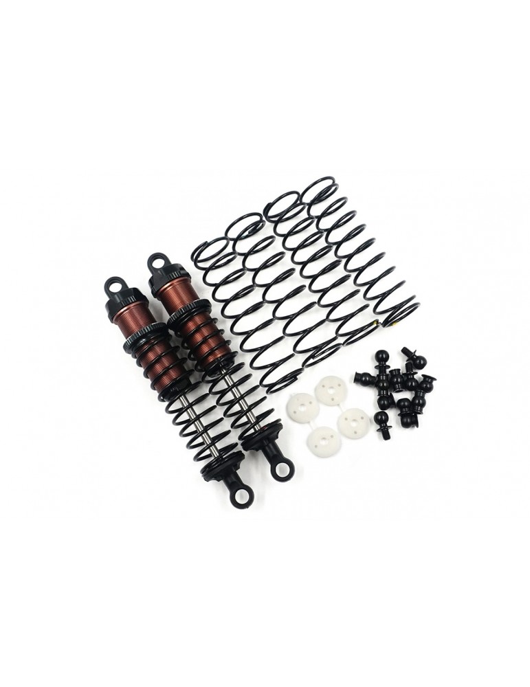 Aluminum Big Bore Go 90mm Damper 2pcs for 1/10 RC Off Road Car Black