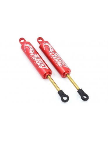 120mm Desert Lizard Two Stage Internal Spring Damper Pair Red For Crawler