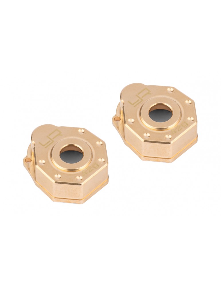 Brass Front Rear Portal Cover 42g 2 pcs Fits TRX-4 TRX4-6