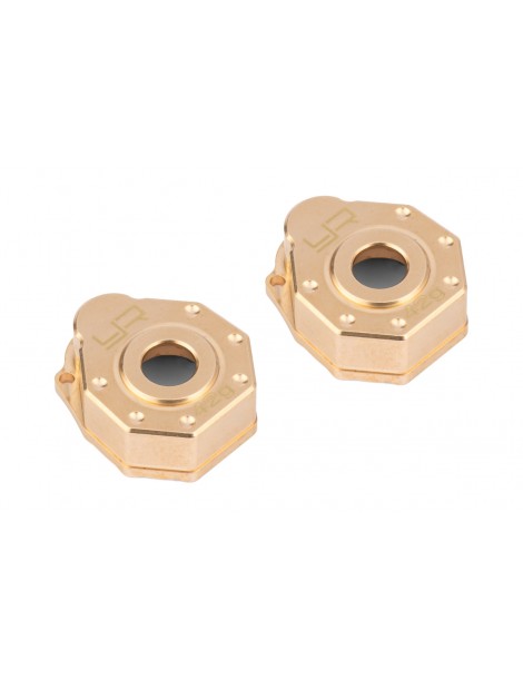 Brass Front Rear Portal Cover 42g 2 pcs Fits TRX-4 TRX4-6