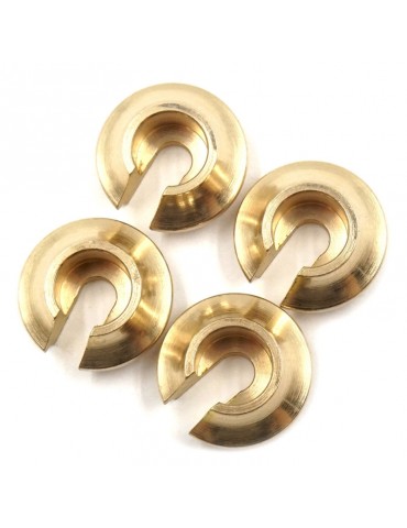 Brass Spring Retainer V2 4pcs Fits TRX-4 TRX-6