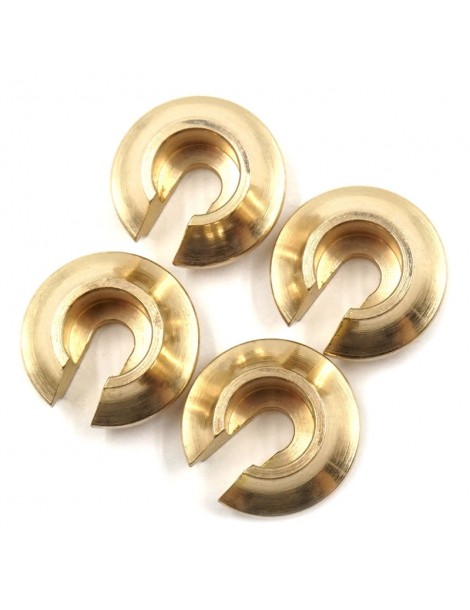 Brass Spring Retainer V2 4pcs Fits TRX-4 TRX-6