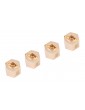 Brass Hex Adaptor 9mm Offset 7.8g each For 12mm Hex Wheels 4pcs
