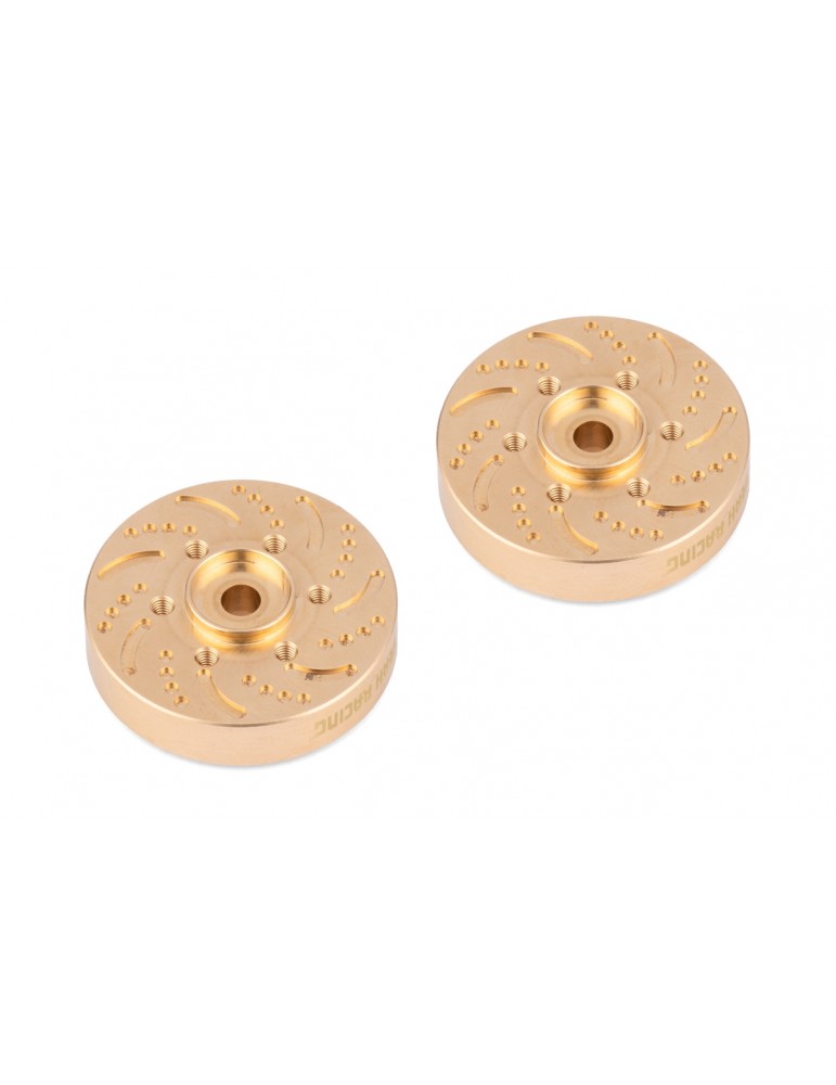 Brass 53g Wheel Hubs 2pcs For Vanquish SSD YR 1.9 Wheels Enduro