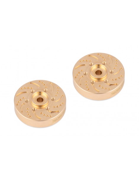 Brass 53g Wheel Hubs 2pcs For Vanquish SSD YR 1.9 Wheels Enduro