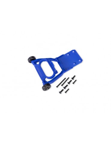 Traxxas Wheelie bar, assembled (blue, non-adjustable)
