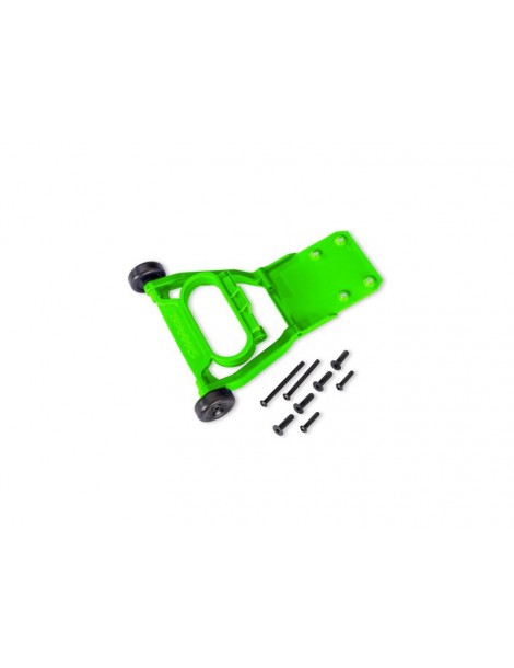 Traxxas Wheelie bar, assembled (green, non-adjustable)