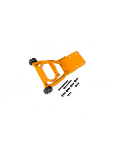 Traxxas Wheelie bar, assembled (orange, non-adjustable)