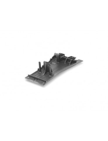 Traxxas Lower chassis, low CG (charcoal gray)