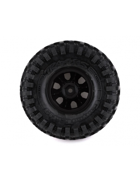 Traxxas 9272 juodi 1,9 colio Bronco ratlankiai su Canyon Trail padangomis - CyborgShop
