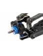 Revolution Design RDRP0768 juodi 7075 aliuminio priekinių stebulių laikikliai B7.1 - CyborgShop