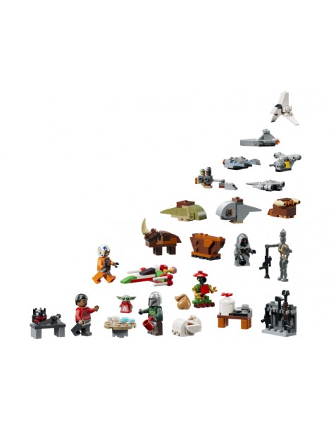 LEGO Star Wars 2026 metų advento kalendorius The Mandalorian 75456 - CyborgShop