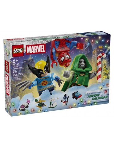 LEGO Marvel 2026 metų advento kalendorius su 24 staigmenomis 76340 - CyborgShop