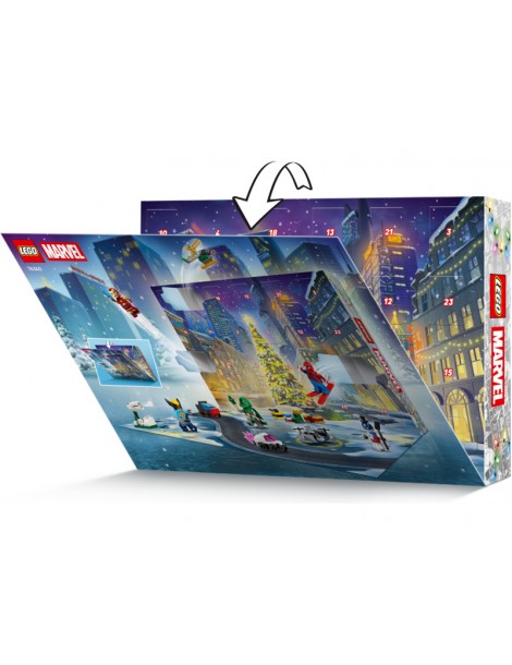 LEGO Marvel 2026 metų advento kalendorius su 24 staigmenomis 76340 - CyborgShop