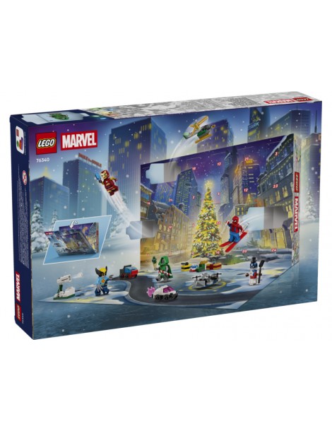 LEGO Marvel 2026 metų advento kalendorius su 24 staigmenomis 76340 - CyborgShop